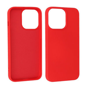 Hoesje Geschikt voor de iPhone 13 Pro - Fashion Color Backcover Telefoonhoesje - Rood