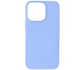 Hoesje Geschikt voor de iPhone 13 Pro - Fashion Color Backcover Telefoonhoesje - Paars