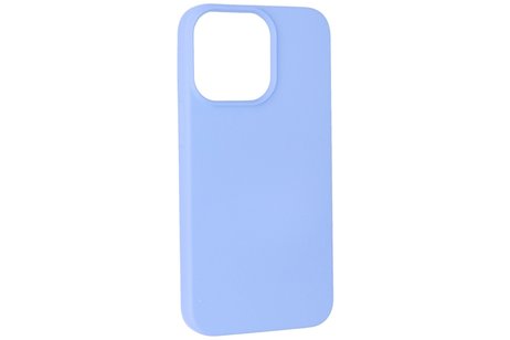 Hoesje Geschikt voor de iPhone 13 Pro - Fashion Color Backcover Telefoonhoesje - Paars