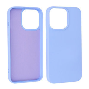 Hoesje Geschikt voor de iPhone 13 Pro - Fashion Color Backcover Telefoonhoesje - Paars