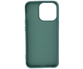 Hoesje Geschikt voor de iPhone 13 Pro - Fashion Color Backcover Telefoonhoesje - Donker Groen