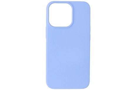Hoesje Geschikt voor de iPhone 13 Pro Max - Fashion Color Backcover Telefoonhoesje - Paars