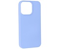 Hoesje Geschikt voor de iPhone 13 Pro Max - Fashion Color Backcover Telefoonhoesje - Paars