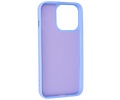 Hoesje Geschikt voor de iPhone 13 Pro Max - Fashion Color Backcover Telefoonhoesje - Paars