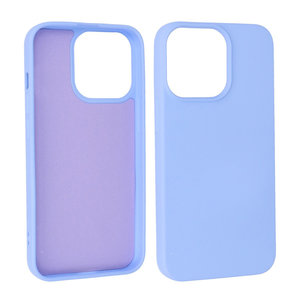 Hoesje Geschikt voor de iPhone 13 Pro Max - Fashion Color Backcover Telefoonhoesje - Paars