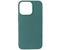 BAOHU Hoesje Geschikt voor de iPhone 13 Pro Max - Fashion Color Backcover Telefoonhoesje - Donker Groen