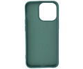 Hoesje Geschikt voor de iPhone 13 Pro Max - Fashion Color Backcover Telefoonhoesje - Donker Groen