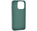 BAOHU Hoesje Geschikt voor de iPhone 13 Pro Max - Fashion Color Backcover Telefoonhoesje - Donker Groen
