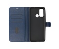 BAOHU Hoesje Geschikt voor Motorola Moto G60 - G40 Fusion - Kaarthouder Book Case Telefoonhoesje - Navy