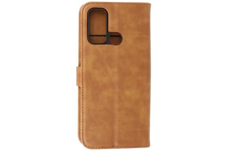 BAOHU Hoesje Geschikt voor Motorola Moto G60 - G40 Fusion - Kaarthouder Book Case Telefoonhoesje - Bruin