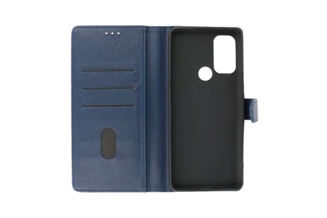 Motorola Moto G60s Hoesje Book Case Telefoonhoesje Navy