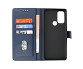 Motorola Moto G60s Hoesje Book Case Telefoonhoesje Navy