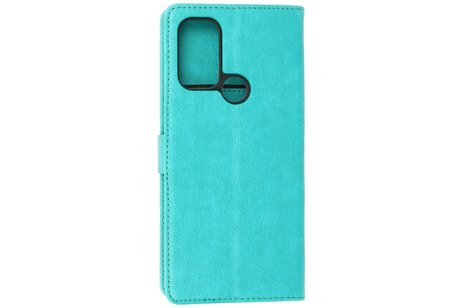 BAOHU Hoesje Geschikt voor Motorola Moto G60s - Kaarthouder Book Case Telefoonhoesje - Groen