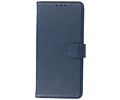 BAOHU Hoesje Geschikt voor de Samsung Galaxy S20 - Kaarthouder Book Case Telefoonhoesje - Navy