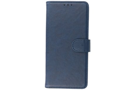 BAOHU Hoesje Geschikt voor de Samsung Galaxy S20 - Kaarthouder Book Case Telefoonhoesje - Navy