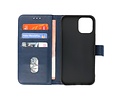 iPhone 12 & iPhone 12 Pro Hoesje Kaarthouder Book Case Telefoonhoesje Navy