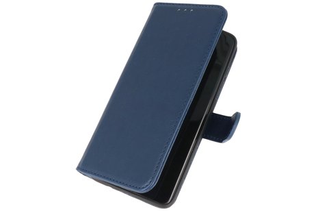 Hoesje Geschikt voor de Samsung Galaxy S20 Plus - Kaarthouder Book Case Telefoonhoesje - Navy