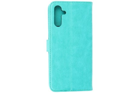 Zakelijke Book Case Telefoonhoesje - Portemonnee Hoesje - Geschikt voor Samsung Galaxy A13 5G - Groen