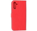 Zakelijke Book Case Telefoonhoesje - Portemonnee Hoesje - Geschikt voor Samsung Galaxy A13 5G - Rood