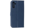 BAOHU Zakelijke Book Case Telefoonhoesje - Portemonnee Hoesje - Geschikt voor Samsung Galaxy A13 5G - Navy