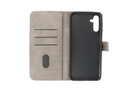 BAOHU Zakelijke Book Case Telefoonhoesje - Portemonnee Hoesje - Geschikt voor Samsung Galaxy A13 5G - Grijs