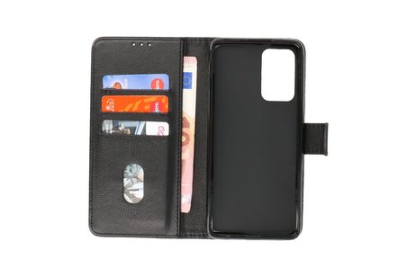 BAOHU Zakelijke Book Case Telefoonhoesje - Portemonnee Hoesje - Geschikt voor Samsung Galaxy A33 5G - Zwart