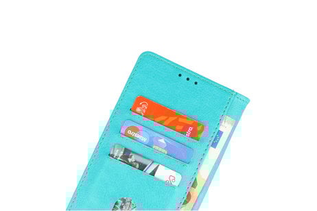 BAOHU Zakelijke Book Case Telefoonhoesje - Portemonnee Hoesje - Geschikt voor Samsung Galaxy A33 5G - Groen