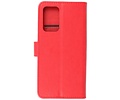 Zakelijke Book Case Telefoonhoesje - Portemonnee Hoesje - Geschikt voor Samsung Galaxy A73 5G - Rood