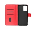 BAOHU Zakelijke Book Case Telefoonhoesje - Portemonnee Hoesje - Geschikt voor Samsung Galaxy A73 5G - Rood