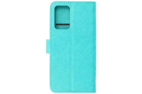 BAOHU Zakelijke Book Case Telefoonhoesje - Portemonnee Hoesje - Geschikt voor Samsung Galaxy A73 5G - Groen