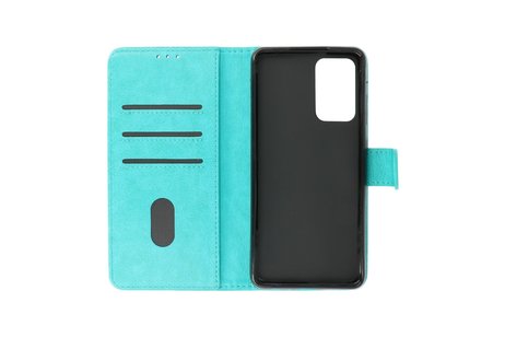BAOHU Zakelijke Book Case Telefoonhoesje - Portemonnee Hoesje - Geschikt voor Samsung Galaxy A73 5G - Groen