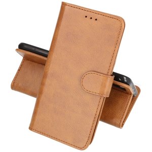 BAOHU Zakelijke Book Case Telefoonhoesje - Portemonnee Hoesje - Geschikt voor Oppo A95 4G - A74 4G - Bruin