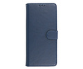 BAOHU Zakelijke Book Case Telefoonhoesje - Portemonnee Hoesje - Geschikt voor Oppo Reno 7 5G - Navy
