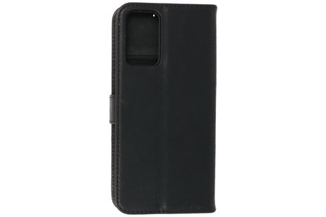 Zakelijke Book Case Telefoonhoesje - Portemonnee Hoesje - Geschikt voor Oppo A95 4G - A74 4G - Zwart