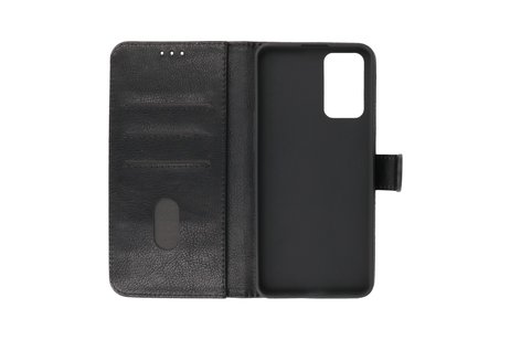 Zakelijke Book Case Telefoonhoesje - Portemonnee Hoesje - Geschikt voor Oppo A95 4G - A74 4G - Zwart