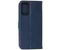 BAOHU Zakelijke Book Case Telefoonhoesje - Portemonnee Hoesje - Geschikt voor Oppo A95 4G - A74 4G - Navy