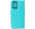 BAOHU Zakelijke Book Case Telefoonhoesje - Portemonnee Hoesje - Geschikt voor Oppo A95 4G - A74 4G - Groen