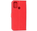 BAOHU Zakelijke Book Case Telefoonhoesje - Portemonnee Hoesje - Geschikt voor Oppo A53s 4G - A53 - Rood