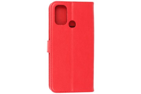 Zakelijke Book Case Telefoonhoesje - Portemonnee Hoesje - Geschikt voor Oppo A53s 4G - A53 - Rood