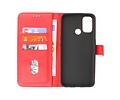 BAOHU Zakelijke Book Case Telefoonhoesje - Portemonnee Hoesje - Geschikt voor Oppo A53s 4G - A53 - Rood