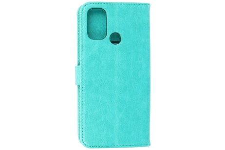BAOHU Zakelijke Book Case Telefoonhoesje - Portemonnee Hoesje - Geschikt voor Oppo A53s 4G - A53 - Groen
