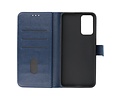 Zakelijke Book Case Telefoonhoesje - Portemonnee Hoesje - Geschikt voor Oppo A54s - Navy