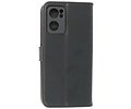 BAOHU Zakelijke Book Case Telefoonhoesje - Portemonnee Hoesje - Geschikt voor Oppo Reno 7 5G - Zwart