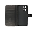 BAOHU Zakelijke Book Case Telefoonhoesje - Portemonnee Hoesje - Geschikt voor Oppo Reno 7 Pro 5G - Zwart
