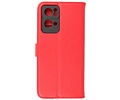 BAOHU Zakelijke Book Case Telefoonhoesje - Portemonnee Hoesje - Geschikt voor Oppo Reno 7 Pro 5G - Rood