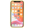 BAOHU Fashion Backcover Telefoonhoesje - Color Hoesje - Geschikt voor iPhone X - Xs - Geel