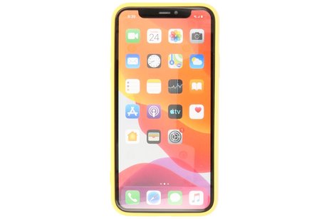 BAOHU Fashion Backcover Telefoonhoesje - Color Hoesje - Geschikt voor iPhone X - Xs - Geel
