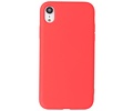 BAOHU Fashion Backcover Telefoonhoesje - Color Hoesje - Geschikt voor iPhone XR - Rood