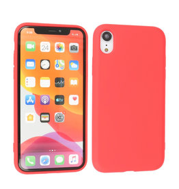 BAOHU iPhone XR Hoesje Fashion Backcover Telefoonhoesje Rood