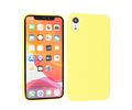 BAOHU Fashion Backcover Telefoonhoesje - Color Hoesje - Geschikt voor iPhone XR - Geel